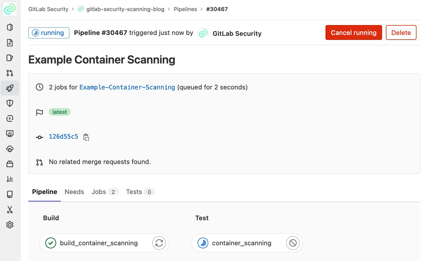 Container Scanning Pipeline